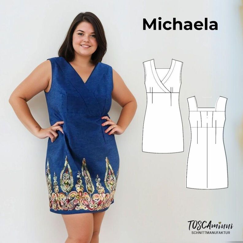 Schnittmuster Damen Kleid Michaela Gr. 34-54 image number 1