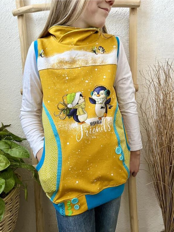 Sin Mangas Pullunder / Shirt unisex für Kinder Gr. 80 - 158 image number 2
