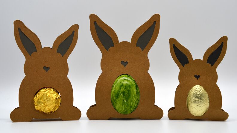 Plotterdatei Hase zum Befüllen Geschenkverpackung image number 8