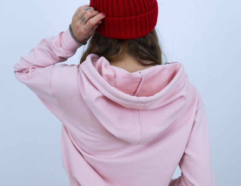 Pullover Set: cropped Sweater & Hoodie Gr. 34-54 image number 6