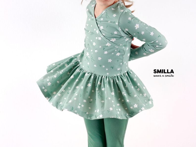 Shirt/ Kleid #Flora Gr. 74-164 inkl. A4/ A0/ Beamerdatei image number 8