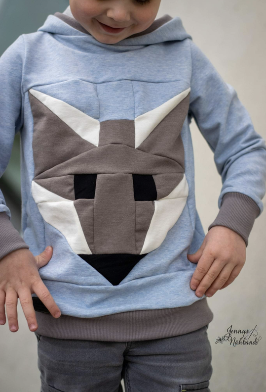 E-Book Hoodie Fuchselini Größen 104 - 140 image number 3