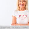Plotterdatei - Utah USA - SVG, DXF, PNG thumbnail number 1
