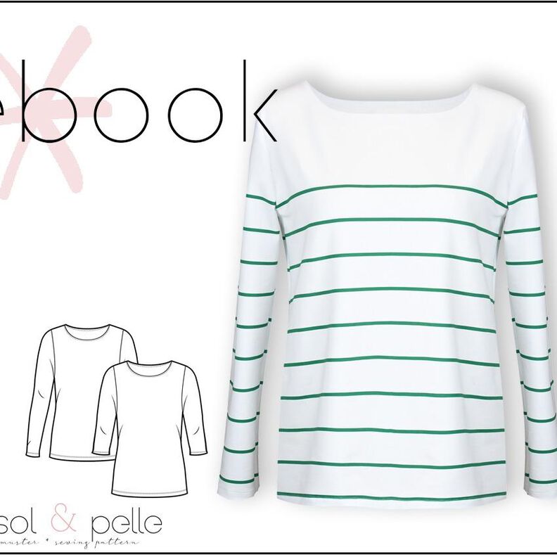 Ebook lillesol women Breton Shirt *mit A0 Datei image number 1