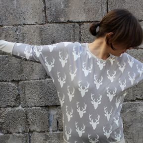 Fledermausshirt Gr. 34-52
