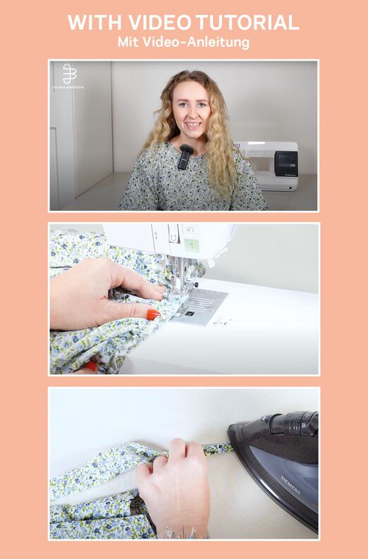 Midikleid Schnittmuster für Damen XS-XXXL, Video-Anleitung image number 9