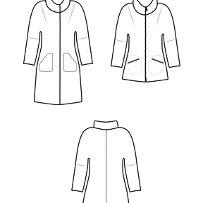 RIXA Mantel oder Jacke PDF-Schnittmuster 