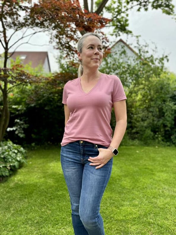 BASIC-SHIRT  Nr. 2 Gr. 32-56 + gratis Plott Schnittmuster image number 5