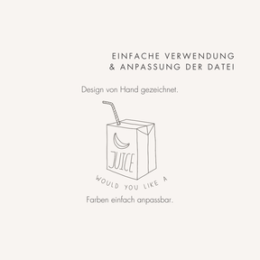 Plotter- und Laserdatei "JUICE" SVG PNG