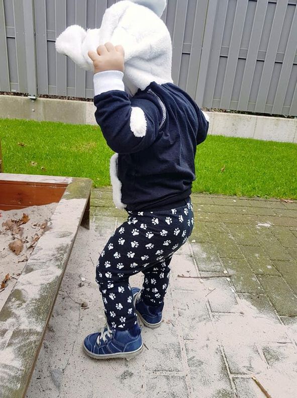 KINDER LEGGINGS LEGGINS MIT ROCK Gr. 56-146 image number 6