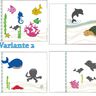 Stickdatei - SET Meer Kissen ITH  Taschenbild Wal Fisch thumbnail number 8