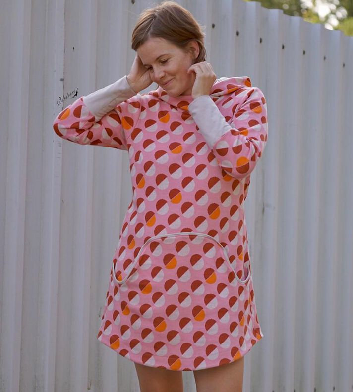Knopfliebe für Damen Hoodie und Kleid Größe 32-46 image number 6