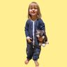 Kids Jumpsuit Zipper / Knöpfe Set +Kapuze MIMPI ♥Gr. 92-164 thumbnail number 3