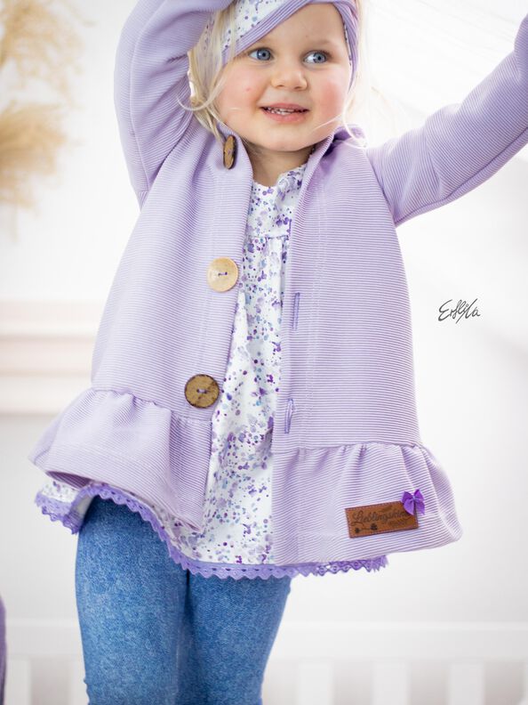 Girly Cardigan Gr. 86 - 164 inkl. BEAMER DATEI image number 6