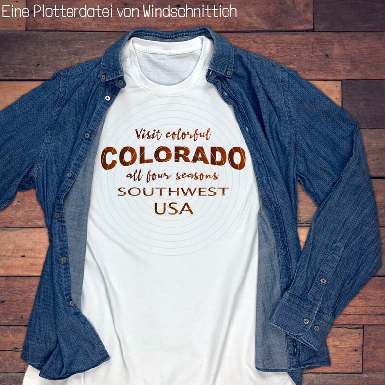 Plotterdatei - Colorado - SVG, DXF, PNG image number 5