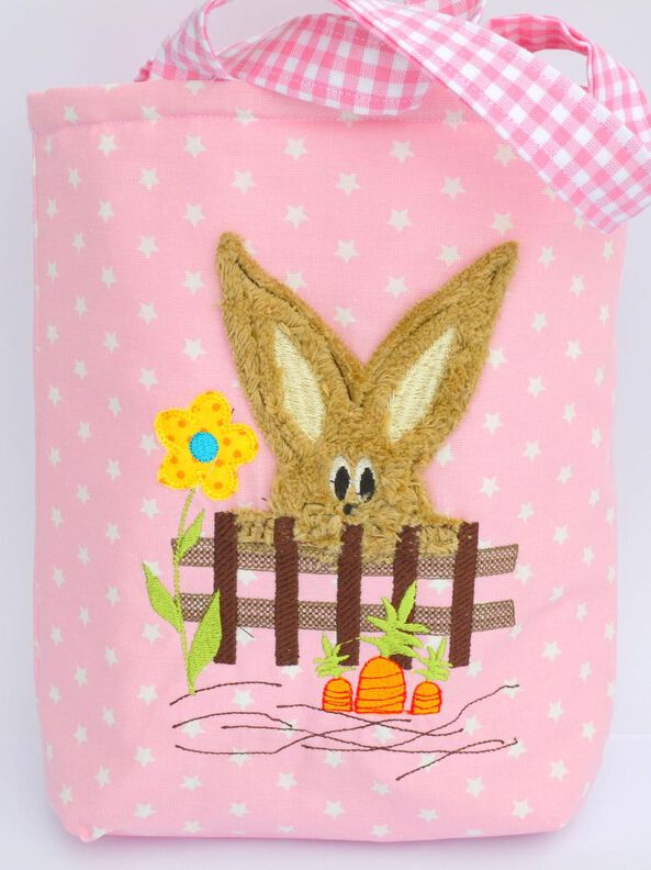 Stickdatei Hase Karottendieb 13x18cm image number 1