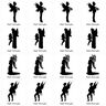schwangere Feen Elfen Silhouetten Stickdatei schwanger thumbnail number 6