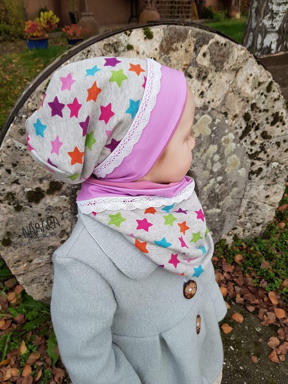 aDIAMONDday - Set aus Beanie, Loop & Stirnband 45/46-59/60 image number 4