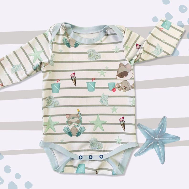 Baby Body Schnittmuster Gr. 62-104 | Anleitung Nähanfänger image number 1