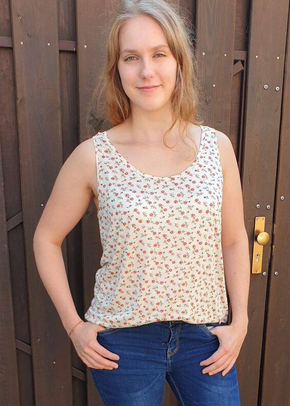 Mila – Lockeres Jersey-Top für Sommer, BU 80-116, A4+A0 image number 5