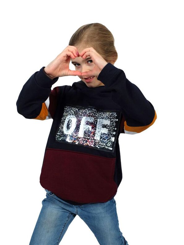 Schnittmuster Hoodie, Sweatshirt Jean, Gr. 110 - 152 image number 1