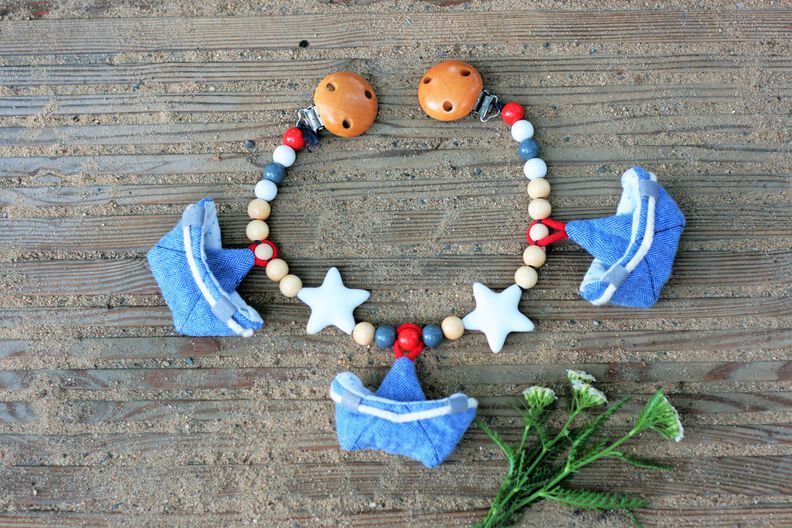 Kinderwagenkette Schiffchen - Nähanleitung mit Schnittmuster image number 1