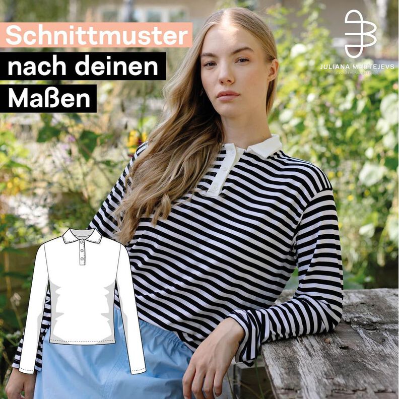Schnittmuster nach Maß für ein Poloshirt image number 1