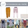 Outdoorhose Hej Vinter Gr. 32 – 50 Low & High Waist inkl. A0 thumbnail number 1