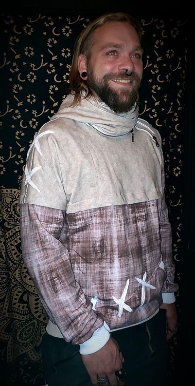 Hoodie Elias Gr.44-64  inkl. Ebenen und Beamerdatei image number 4