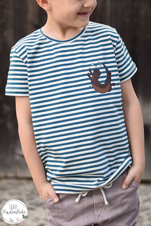 T-Shirt Kinder – Schnittmuster Gr. 74-176 – Seattle image number 7
