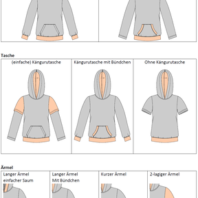 Tim Kinder Hoodie/Shirt, kurze & lange Ärmel Gr. 86-158