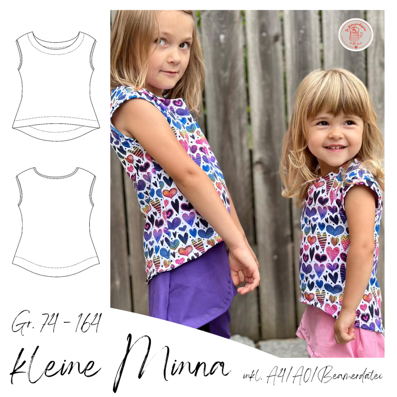 Shirt "kleine Minna" Gr. 74-164 image number 1