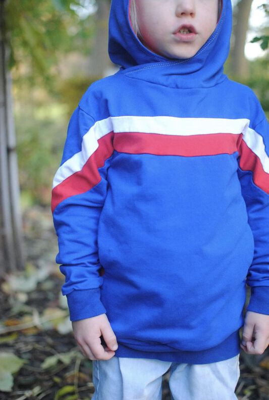 Kombi E-Book Hoodie Farbenbogen Gr. 68 - 140 image number 6