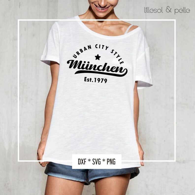 Plotterdatei München Urban City Style image number 1