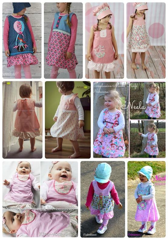Ballonkleid Kinder Schnittmuster Gr. 74-146 - deine NEELA #6 image number 3