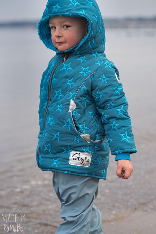 Steppweste/Jacke Kinder Schnittmuster Gr. 86-128 - NUKA #33 image number 4