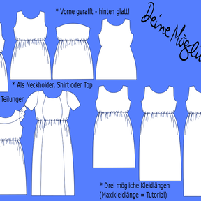 Loria Kleid, Shirt und Top Gr. 32 bis 52