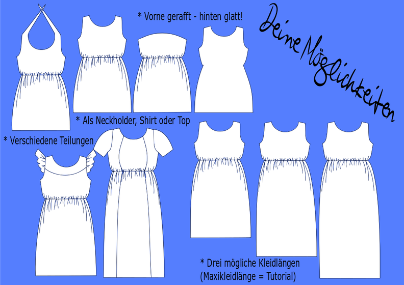 Loria Kleid, Shirt und Top Gr. 32 bis 52 image number 2