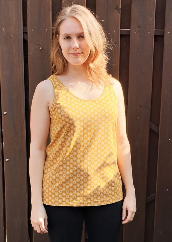 Mila – Lockeres Jersey-Top für Sommer, BU 80-116, A4+A0 image number 4
