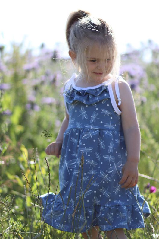 *Girls Ruffle Dress* Kleid GR. 74 BIS 158 Sommerkleid Boho image number 4