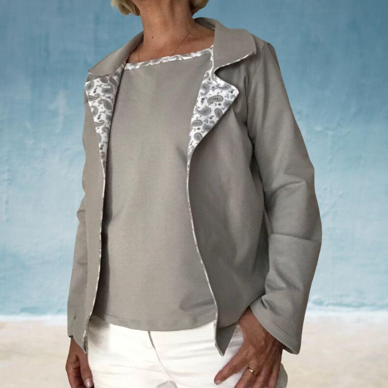 Schnittmuster Damen Jacke Clara Gr. 34-54 Nähanleitung image number 7