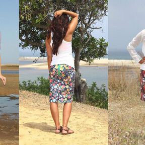 Rock & Bleistiftrock "SAMIRA" Nähanleitung Gr. 158- 46