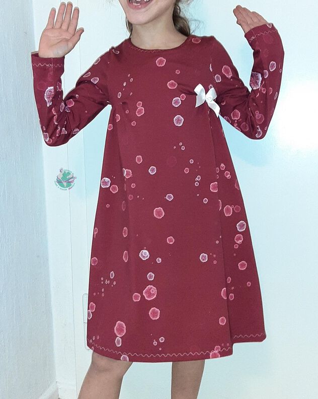 Tunika / Kleid Elisa Gr. 104 - 164 inkl. A0 image number 2