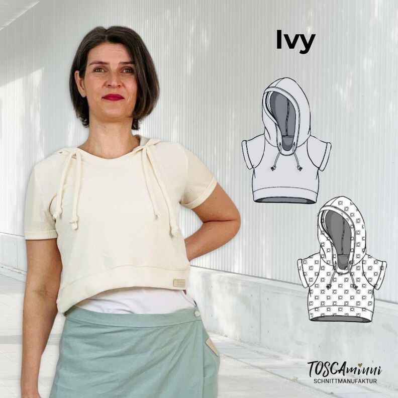 Schnittmuster Damen Shirt Ivy Gr. 34-54 Nähanleitung image number 1