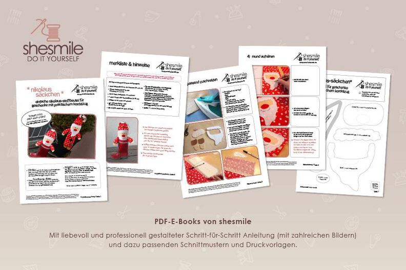 Nikolaus-Säckchen (Nähanleitung und Schnittmuster) image number 3