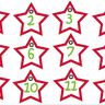 Adventskalender Sterne mit Öse Stickdatei Weihnachten thumbnail number 2