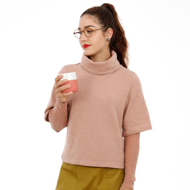 FRAU DÖRTE - Rollkragenpulli mit kurzenÄrmeln XS-XXL image number 3