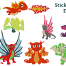 Drachen Stickdatei thumbnail number 1