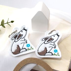 Stickdatei Hase Hasen Anhänger