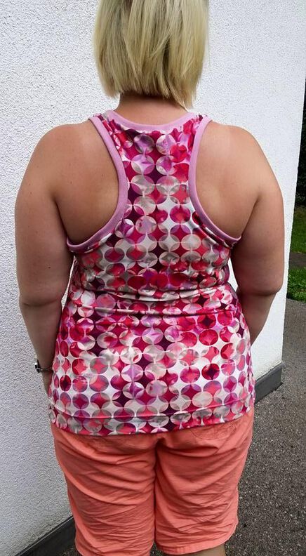 Tank Top Sommer Shirt Racerback MANDIRI ♥ Gr. 34-46 image number 4